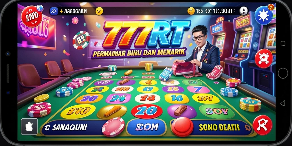 Tangkapan layar gameplay 777RT yang menunjukkan suasana permainan Bingo yang seru.
