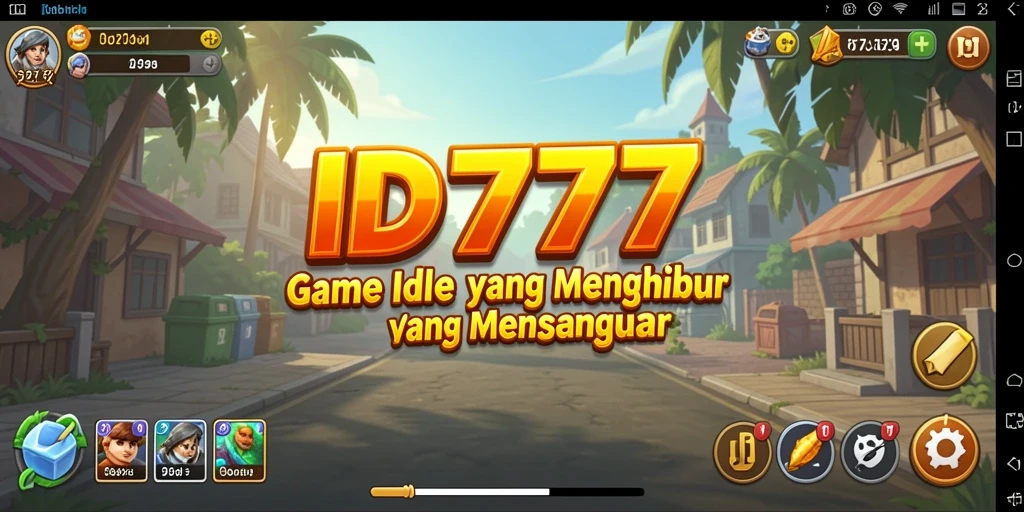Tampilan gameplay ID777 yang menarik dengan karakter yang aktif.