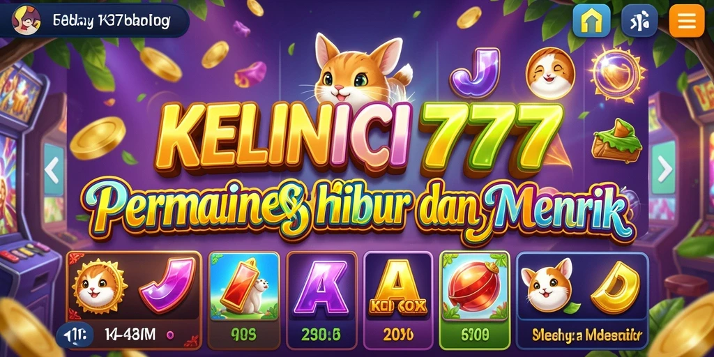 Tampilan gameplay Slot yang menarik dan penuh warna dari KELINCI777.