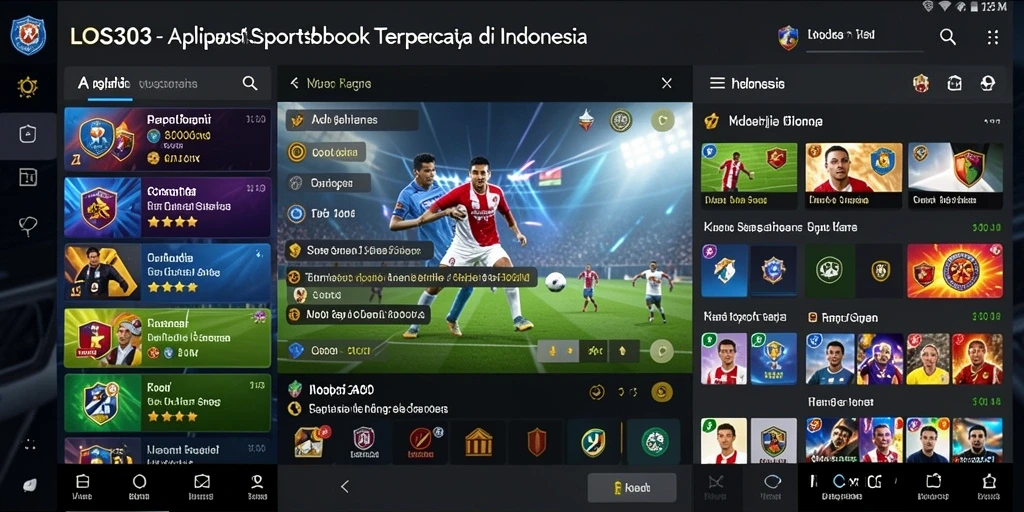 Tangkapan layar tampilan gameplay LOS303 saat bertaruh di olahraga.