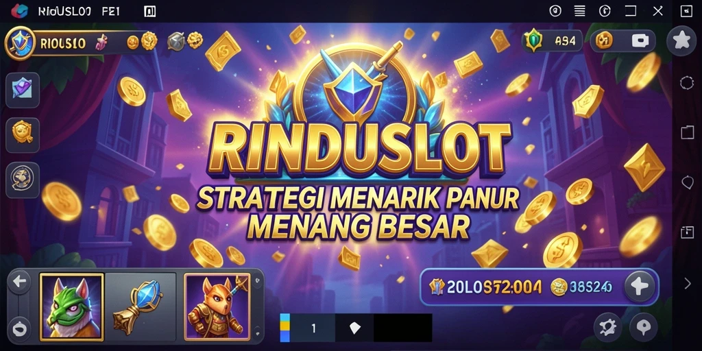 Tangkapan layar gameplay RINDUSLOT yang penuh aksi strategi.