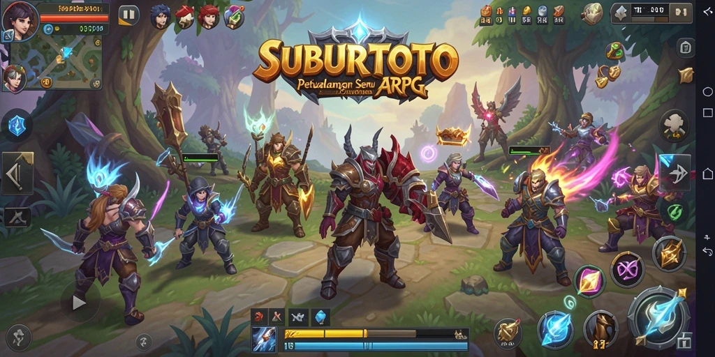 Tampilan gameplay yang mendebarkan dalam SUBURTOTO, penuh aksi dan strategi.